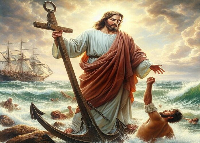 Jesus is the anchor.